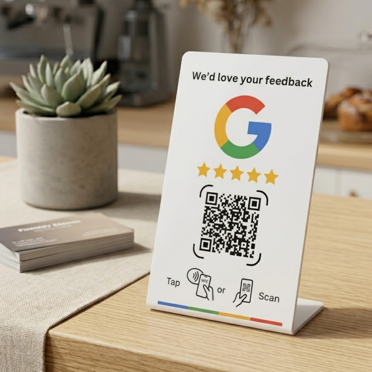 Google Reviews Stand