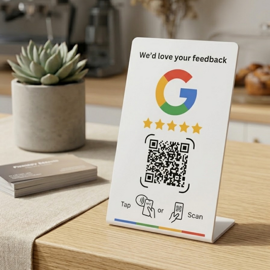 Google Reviews Stand
